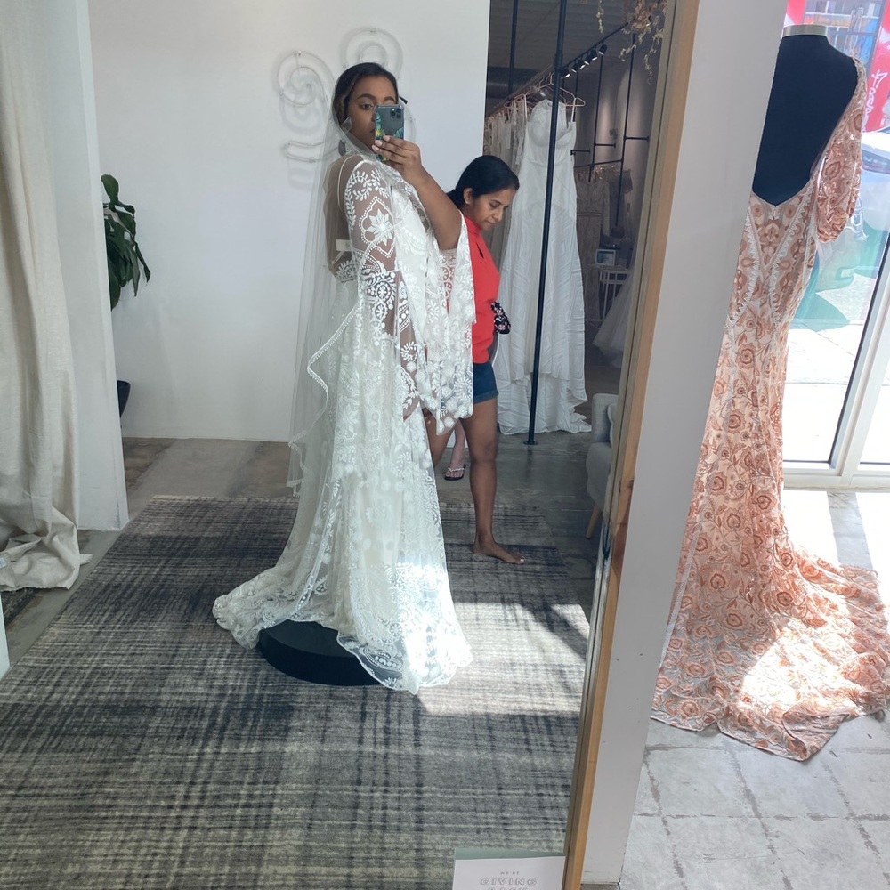Unaltered Rue de Seine Little Rock Wedding Dress, US12/UK16